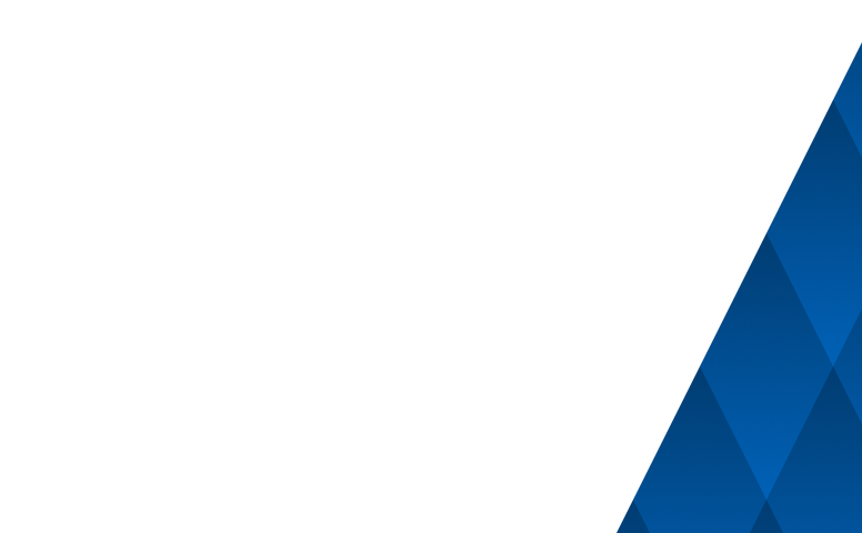 Abstract blue geometric pattern with diamond shapes along the right edge on a black background.
