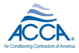 ACCA logo: blue waves above the letters ACCA, for the Association of Chartered Certified Accountants.