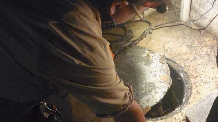 Vito plumber conducting sewer and drain services.