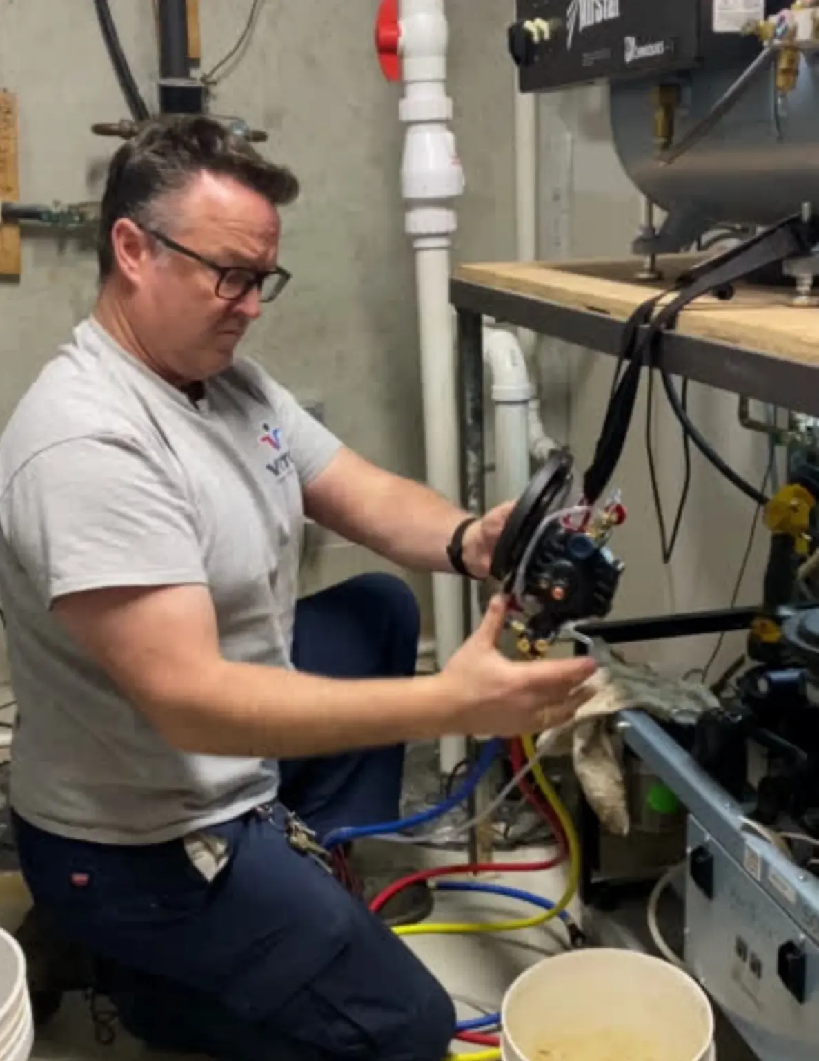 When piping connects your drinking water to other plumbing a cross-connection can occur and the only way to prevent contamination is a working and tested backflow prevention device. Proper Backflow Prevention Testing Must Be Done By Licensed Maryland Plumbers Like Vito Vito Services 1187x1536 1