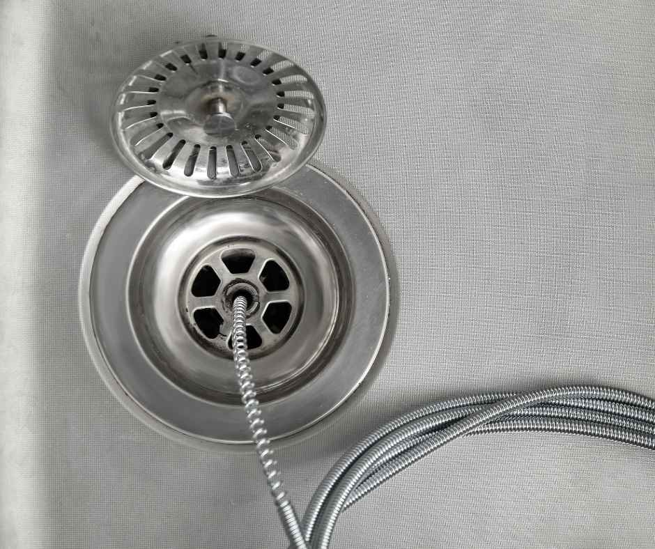 Snaking a drain