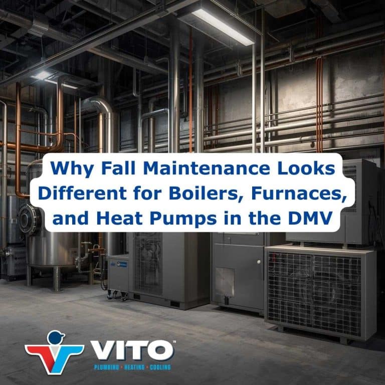Why Fall Maintenance Looks Different For Boilers Furnaces And Heat Pumps In The Dmv