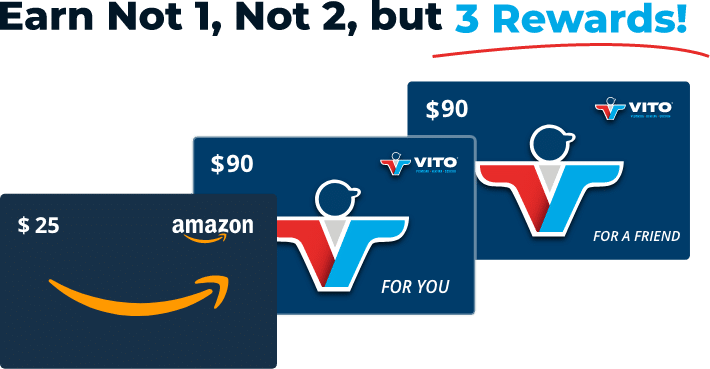 Earn Three Rewards For Reffering Vito Services Earn Three Rewards For Reffering Vito Services